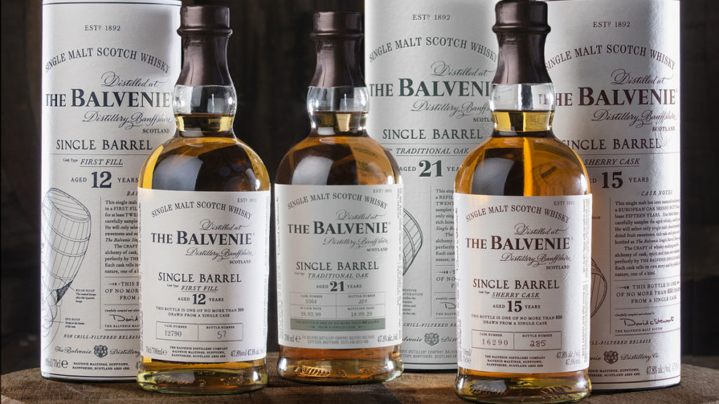 The Balvenie single malts